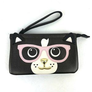 Luv Betsey Johnson Frenchie Boston Terrier Wallet New